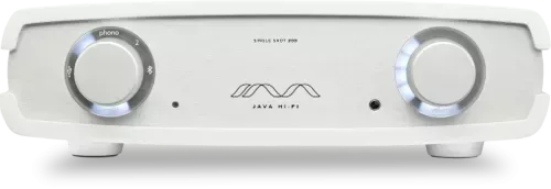 Single Shot integrated amp Matt White Silver front 0267 V3 NEW